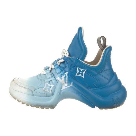 Louis VuittonArchilight LV logo monogramLeather Sneakers Size: 8